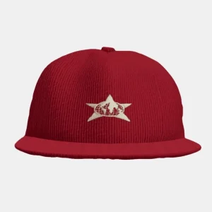 Barriers Corduroy Hat Red