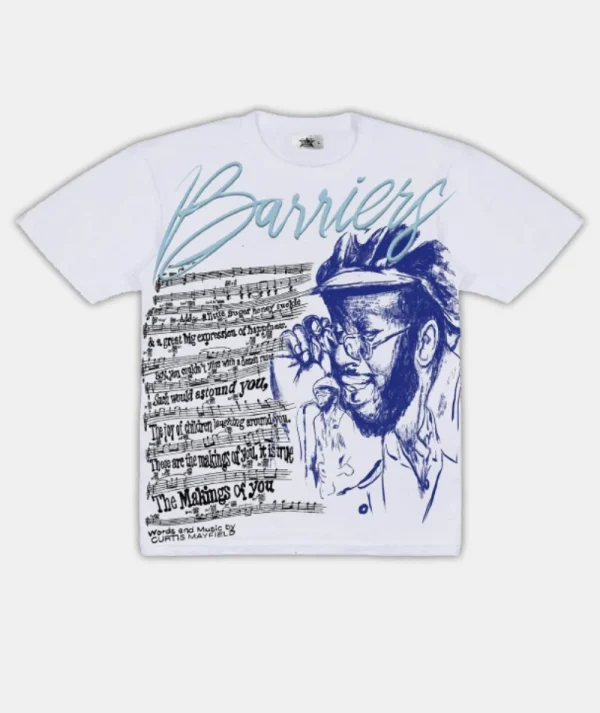 Barriers Curtis Mayfield T-Shirt White