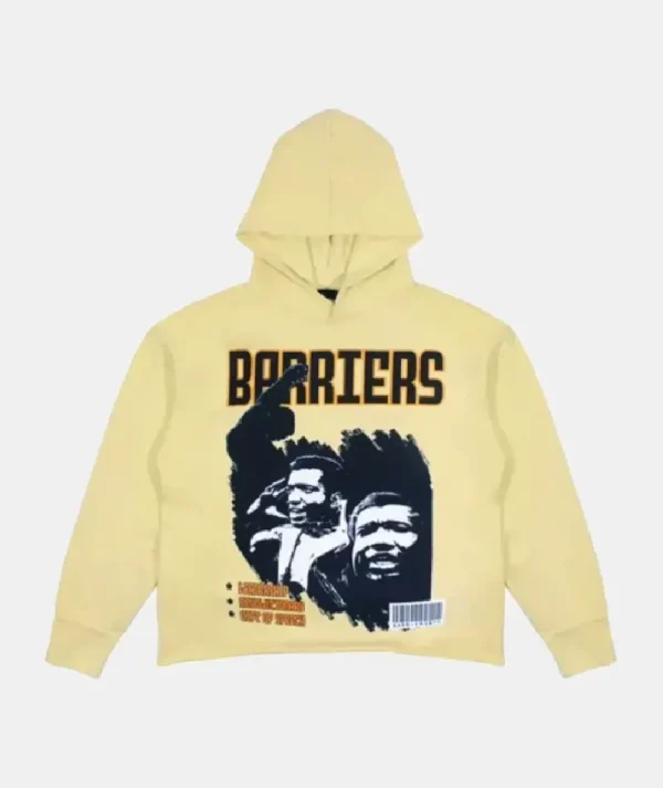 Barriers Fred Hampton Hooded Sweatshirt Cream