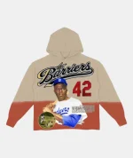 Barriers Jackie Robinson Hooded Sweatshirt Cream